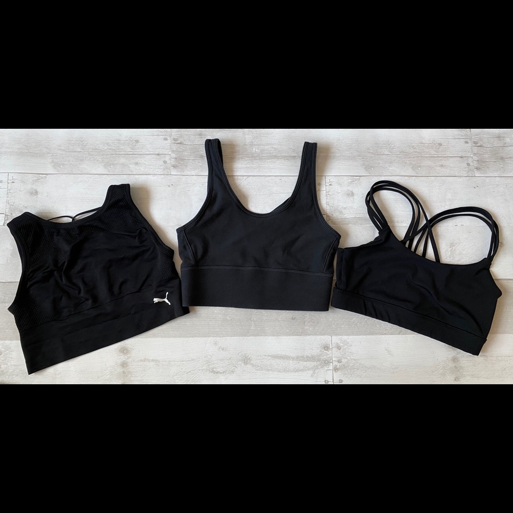 Puma, GAP, Under Armour sports bras